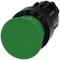 SIEMENS 3SU1000-1AD40-0AA0 Mushroom pushbutton, 22 mm, round, plastic, green, 30 mm