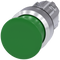 SIEMENS 3SU1050-1AD40-0AA0 Mushroom pushbutton, 22 mm, round, metal, high gloss, green, 30 mm