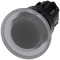 SIEMENS 3SU1001-1BD70-0AA0 Mushroom pushbutton, illuminated, 22 mm, round, plastic, clear, 40 mm