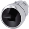 SIEMENS 3SU1050-3EA10-0AA0 Toggle switch, 22 mm, round, metal, high gloss, black, 2 switch positions O+I