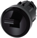 SIEMENS 3SU1000-3EC10-0AA0 Toggle switch, 22 mm, round, plastic, black, 2 switch positions O&lt;I