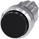 SIEMENS 3SU1050-0BB10-0AA0 Pushbutton, 22 mm, round, metal, high gloss, black, button