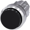 SIEMENS 3SU1050-0BB10-0AA0 Pushbutton, 22 mm, round, metal, high gloss, black, button
