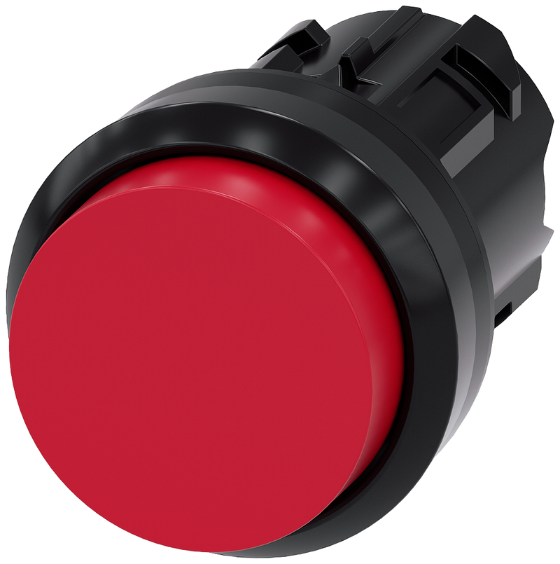 SIEMENS 3SU1000-0BB20-0AA0 Pushbutton, 22 mm, round, plastic, red, button