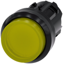 SIEMENS 3SU1001-0BB30-0AA0 Pushbutton, illuminated, 22 mm, round, plastic, yellow, button