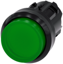 SIEMENS 3SU1001-0BB40-0AA0 Pushbutton, illuminated, 22 mm, round, plastic, green, button