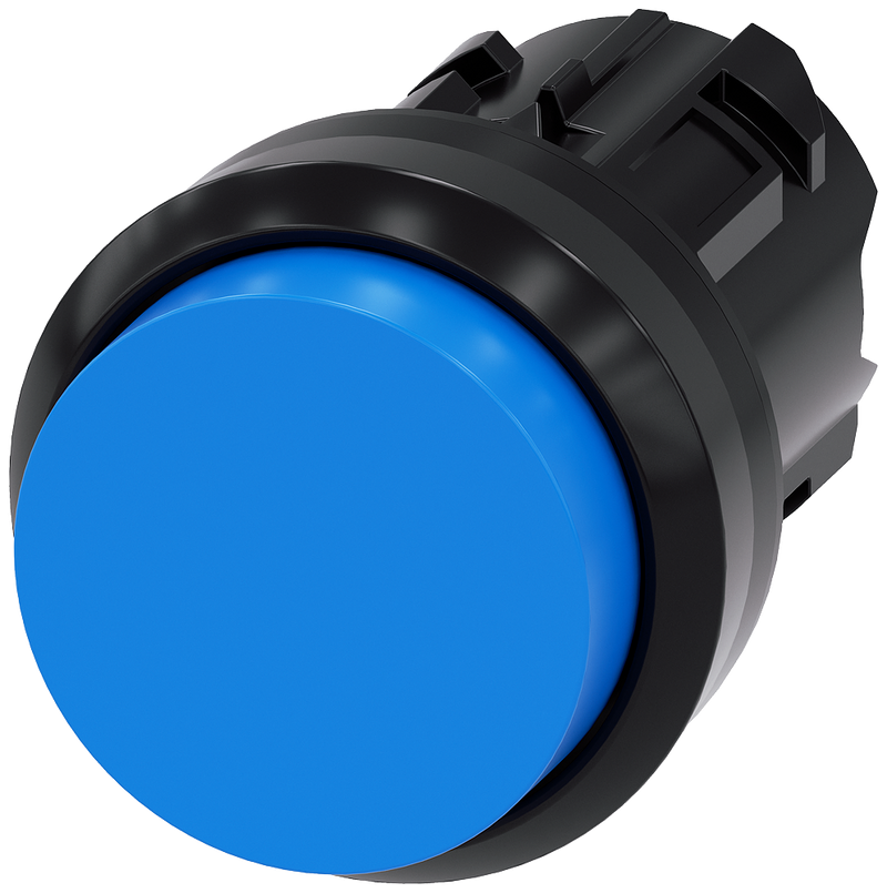 SIEMENS 3SU1000-0BB50-0AA0 Pushbutton, 22 mm, round, plastic, blue, button