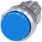 SIEMENS 3SU1050-0BB50-0AA0 Pushbutton, 22 mm, round, metal, high gloss, blue, button