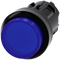 SIEMENS 3SU1001-0BB50-0AA0 Pushbutton, illuminated, 22 mm, round, plastic, blue, button