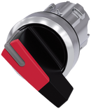 SIEMENS 3SU1052-2CF20-0AA0 Toggle switch, illuminable, 22 mm, round, metal, high gloss, red