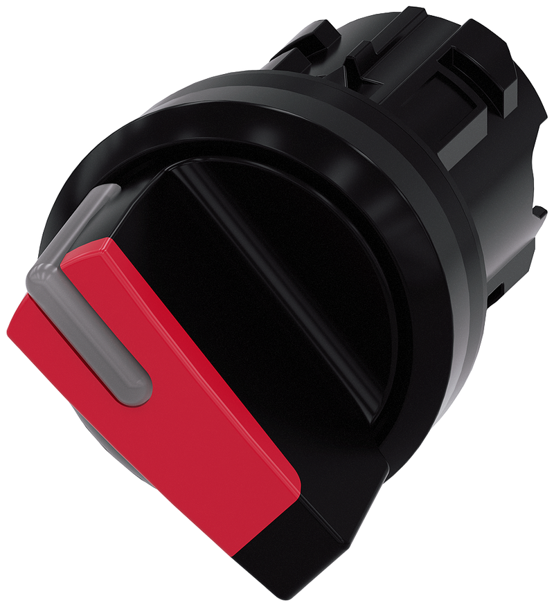 SIEMENS 3SU1002-2BC20-0AA0 Toggle switch, illuminable, 22 mm, round, plastic, red