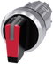 SIEMENS 3SU1052-2BN20-0AA0 Toggle switch, illuminable, 22 mm, round, metal, high gloss, red