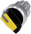 SIEMENS 3SU1052-2BC30-0AA0 Toggle switch, illuminable, 22 mm, round, metal, high gloss, yellow