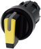 SIEMENS 3SU1002-2BL30-0AA0 Toggle switch, illuminable, 22 mm, round, plastic, yellow