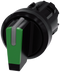 SIEMENS 3SU1002-2BL40-0AA0 Toggle switch, illuminable, 22 mm, round, plastic, green