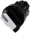 SIEMENS 3SU1002-2BC60-0AA0 Toggle switch, illuminable, 22 mm, round, plastic, black, white