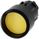 SIEMENS 3SU1000-0CB30-0AA0 Pushbutton, 22 mm, round, plastic, yellow, front ring