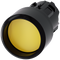 SIEMENS 3SU1000-0CB30-0AA0 Pushbutton, 22 mm, round, plastic, yellow, front ring