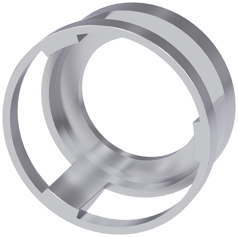 SIEMENS 3SU1950-0DK80-0AA0 Protective collar for pushbutton, 360 degree, metal, visibility from the side