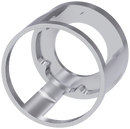 SIEMENS 3SU1950-0DL80-0AA0 Protective collar for mushroom pushbutton, 360 degree, metal, visibility from the side