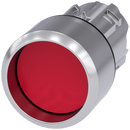 SIEMENS 3SU1050-0CB20-0AA0 Pushbutton, 22 mm, round, metal, high gloss, red, front ring