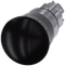SIEMENS 3SU1050-1HB10-0AA0 Mushroom pushbutton, 22 mm, round, metal, high gloss, black, rotate-to-unlatch mechanism