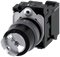 SIEMENS 3SU1130-4BF11-3BA0 Key-operated switch RONIS, 22 mm, round, metal front ring, key removal O+I