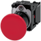 SIEMENS 3SU1100-1BA20-1CA0 Mushroom pushbutton, 22 mm, round, plastic, red, 1 NC