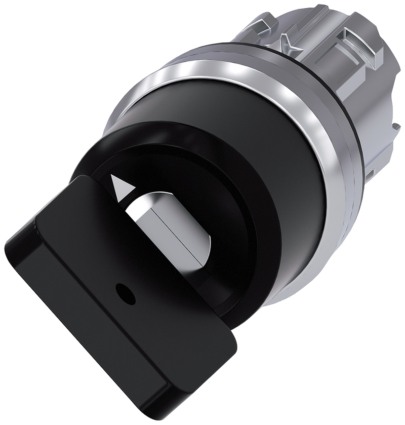 SIEMENS 3SU1050-5KC01-0AA0 Key-operated switch Siemens, 22 mm, round, metal, shiny, key removal O