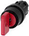 SIEMENS 3SU1000-4FL01-0AA0 Key-operated switch O.M.R, 22 mm, round, plastic, red, key removal O