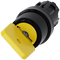 SIEMENS 3SU1000-4JF11-0AA0 Key-operated switch O.M.R, 22 mm, round, plastic, yellow, key removal O+I