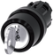 SIEMENS 3SU1000-4BL01-0AA0 Key-operated switch RONIS, 22 mm, round, plastic, key removal O