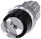 SIEMENS 3SU1050-4CC01-0AA0 Key-operated switch RONIS, 22 mm, round, metal, high gloss, key removal O