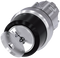 SIEMENS 3SU1050-4CF01-0AA0 Key-operated switch RONIS, 22 mm, round, metal, high gloss, key removal O