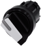 SIEMENS 3SU1002-2BF60-0AA0 Toggle switch, illuminable, 22 mm, round, plastic, black, white
