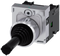 SIEMENS 3SU1150-7AA88-1NA0 Coordinate switch, 22 mm, round, metal high gloss, black, horizontal latching