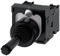 SIEMENS 3SU1100-7BC10-1NA0 Coordinate switch, 22 mm, round, plastic, black, horizontal, 1 NO, 1 NO