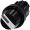 SIEMENS 3SU1002-2AF60-0AA0 Toggle switch, illuminable, 22 mm, round, plastic, black, white