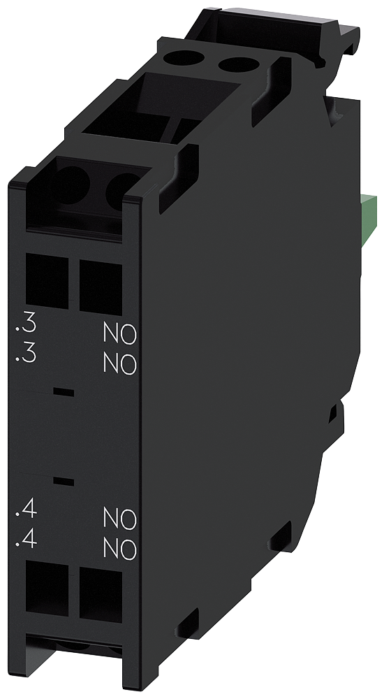 SIEMENS 3SU1400-1AA10-3DA0 Contact module with 2 contact elements, 2 NO