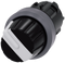 SIEMENS 3SU1030-2AS60-0AA0 Toggle switch, illuminable, 22 mm, round, plastic with metal front ring, white