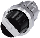 SIEMENS 3SU1050-2AS60-0AA0 Toggle switch, 22 mm, round, metal, high gloss, white, rotary knob