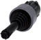 SIEMENS 3SU1030-7BF10-0AA0 Coordinate switch, 22 mm, round, plastic with metal front ring, black