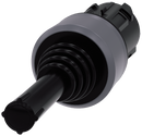 SIEMENS 3SU1030-7AF10-0AA0 Coordinate switch, 22 mm, round, plastic with metal front ring, black