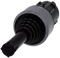 SIEMENS 3SU1030-7AF10-0AA0 Coordinate switch, 22 mm, round, plastic with metal front ring, black