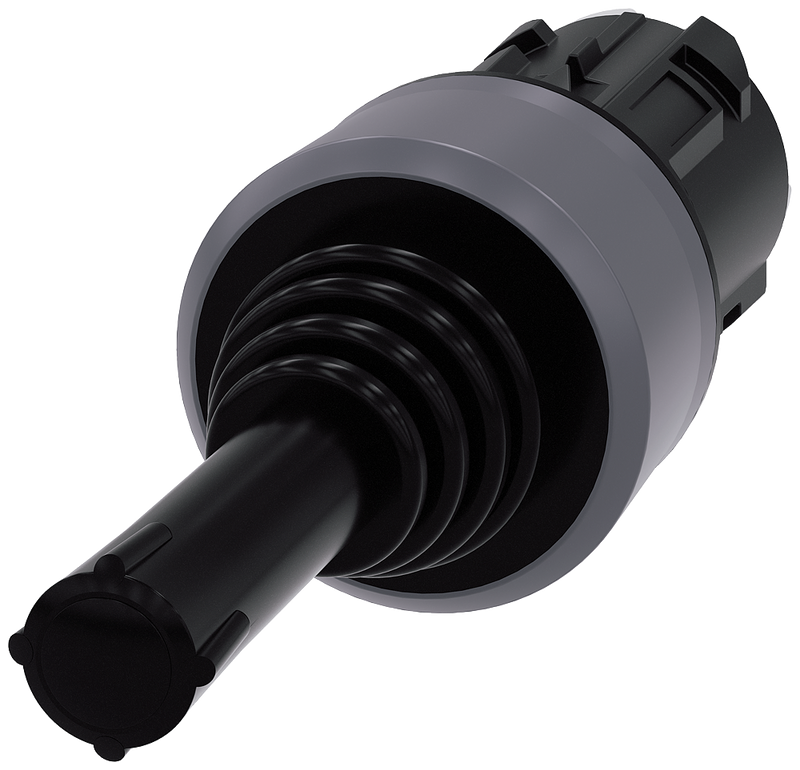 SIEMENS 3SU1030-7AF10-0AA0 Coordinate switch, 22 mm, round, plastic with metal front ring, black