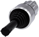 SIEMENS 3SU1050-7AE88-0AA0 Coordinate switch, 22 mm, round, metal high gloss, black, latching