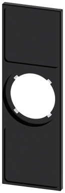 SIEMENS 3SU1900-0AL10-0AA0 Label holder for coordinate switch, black, for label size 27x27 mm