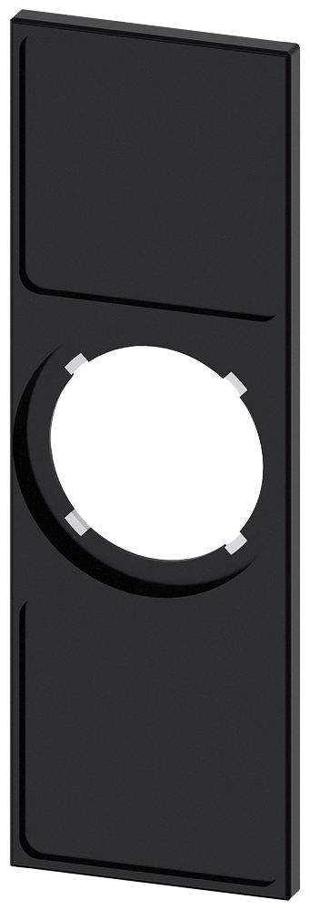 SIEMENS 3SU1900-0AL10-0AA0 Label holder for coordinate switch, black, for label size 27x27 mm