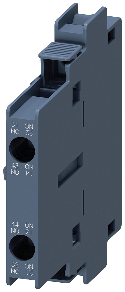 SIEMENS 3RH1921-1DA11 Auxiliary switch 1 NO+1 NC, EN50012, lateral, 10 mm, S0-S12 for motor contactors