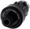 SIEMENS 3SU1000-4WS10-0AA0 ID-key-operated switch, 22 mm, round, plastic, black, RFID, actuating angle 3x45?